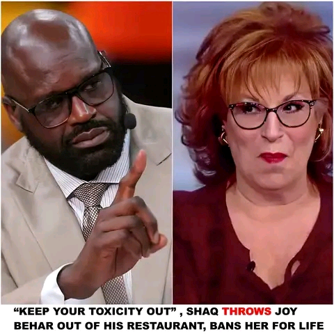 Breaking: Shaq Throws Joy Behar Out Of His Restaurant, Bans Her For Life, “Keep Your Toxicity Out..