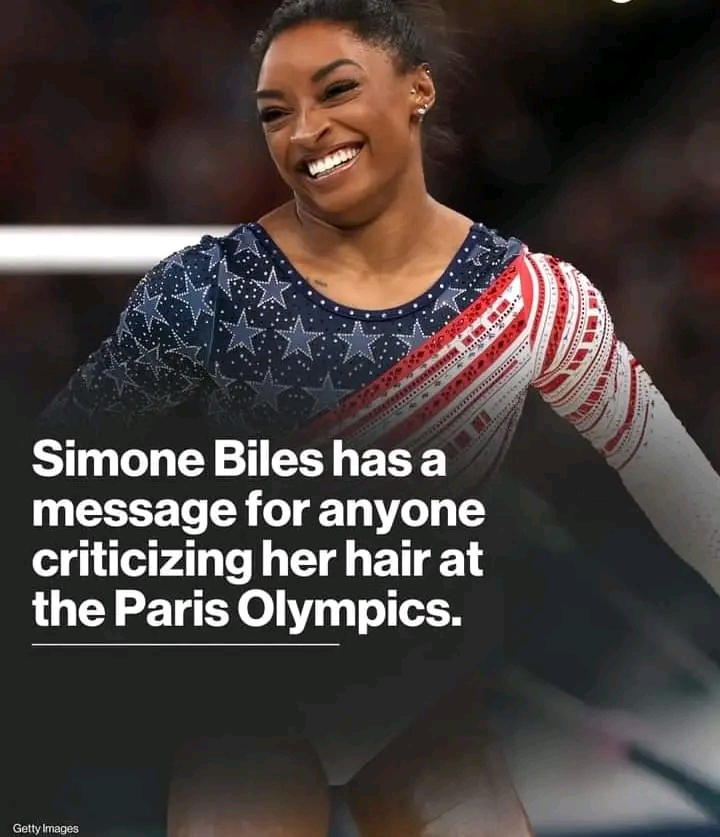 Don’t come for me about my hair.” Simone Biles has a message for anyone who wants to criticize her hairstyle at the Paris Olympics.