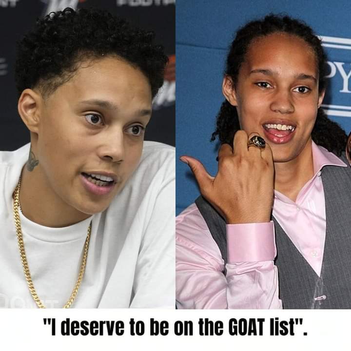 Brittney Griner thinks ESPN should add her to the GOAT list: “I’m the one who brought the US team to win the Olympic gold medal 3 times in a row in 12 years; I deserve to be on the GOAT list.”.