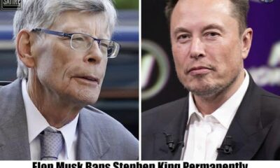 Elon Musk has forbidden Stephen King from using Platform X permanently after the author mocked the tech magnate - SATIRE  