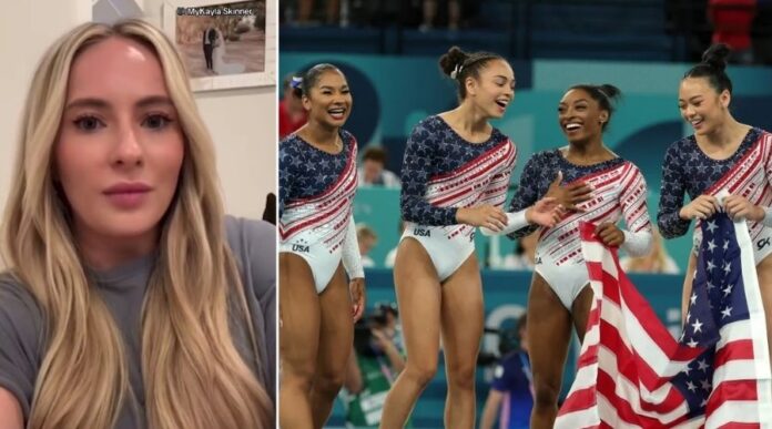 MyKayla Skinner became emotional and tearful as she implored Simone Biles to use her voice to put an end to the death threats she had been receiving from fans. In a four-minute video, MyKayla pleaded for Simone to ask her followers to stop, expressing remorse for any actions that may have provoked such reactions.... See more.  