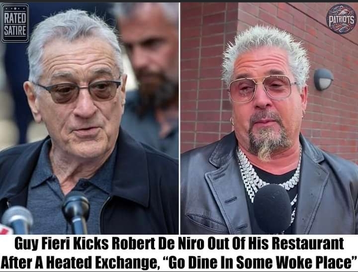 Breaking: Guy Fieri Throws Robert De Niro Out Of His Restaurant, “Go Dine In Some Woke Place” Video Player is loading.