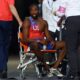 Breaking: After winning bronze in 200m, COVID-positive Noah Lyles leaves the stadium in a wheelchair. See more...