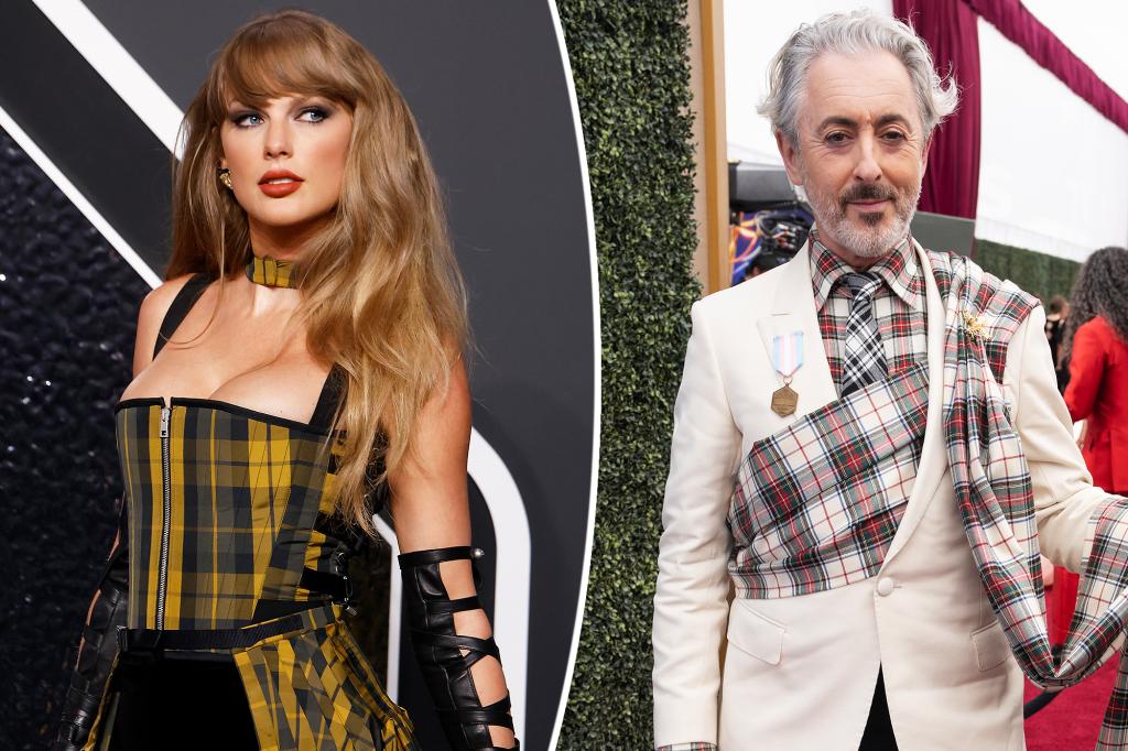 Alan Cumming jokes that Taylor Swift ‘stole’ his Emmys look with her yellow plaid VMAs dress