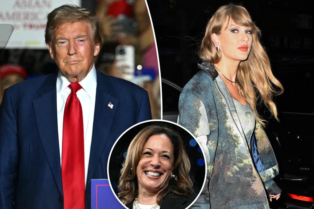 Just in: Donald Trump declares ‘I hate Taylor Swift’ after she endorses Kamala Harris..