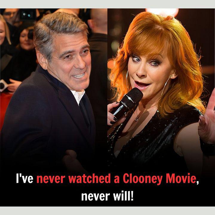 Reba McEntire set the internet ablaze with her controversial statement, declaring she’ll never watch another George Clooney film.