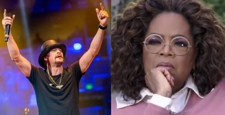 Kid Rock called Oprah Winfrey a “fr*ud” after the television icon endorsed.