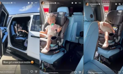 Brittany Mahomes and daughter Sterling Cruises Mom new $80,000 Escalade reveal leaves fans fuming—see photos of the exquisite interior.