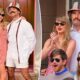 Watch: Kelly Ripa and Mark Consuelos recreate Taylor Swift and Travis Kelce at the US Open for Halloween.