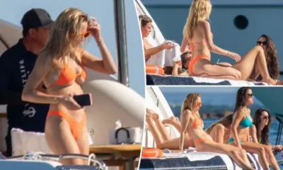 Put clothes on, you are mom of 2 ‘ Patrick Mahomes wife face criticism after Matches Her Barely-There Orange Bikini to Her Sunglasses for Boat Day