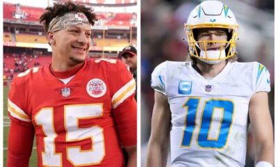 Breaking news : shocking, Chargers QB Justin Herbert warns KC chief’s against Cheating and paying off Referee ” upsets chief’s after saying that Patrick mahomes and Travis are the cause of all the atrocious NFL… see more