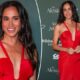 Watch: Meghan Markle stuns in a red-hot dress for a surprise appearance at the Children's Hospital LA Gala...