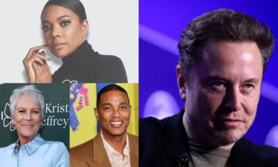 Breaking: Gabrielle Union, Jamie Lee Curtis, and other celebrities quit X for Facebook and threads after Elon Musk joins Donald Trump’s Cabinet.