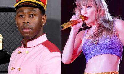 Breaking: Tyler, The Creator cursed out Taylor Swift's Swifties for bringing up his old lyrics in hopes of getting him canceled. He's doubling down on his wildest words!!!