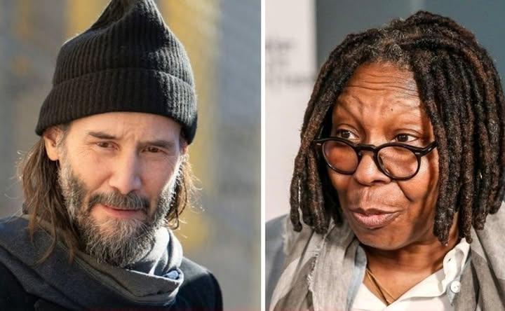 SHOCK: Keanu Reeves refuses to give Lifetime Achievement Award to Whoopi Goldberg: "She's not a good person" "she doesn't ..."