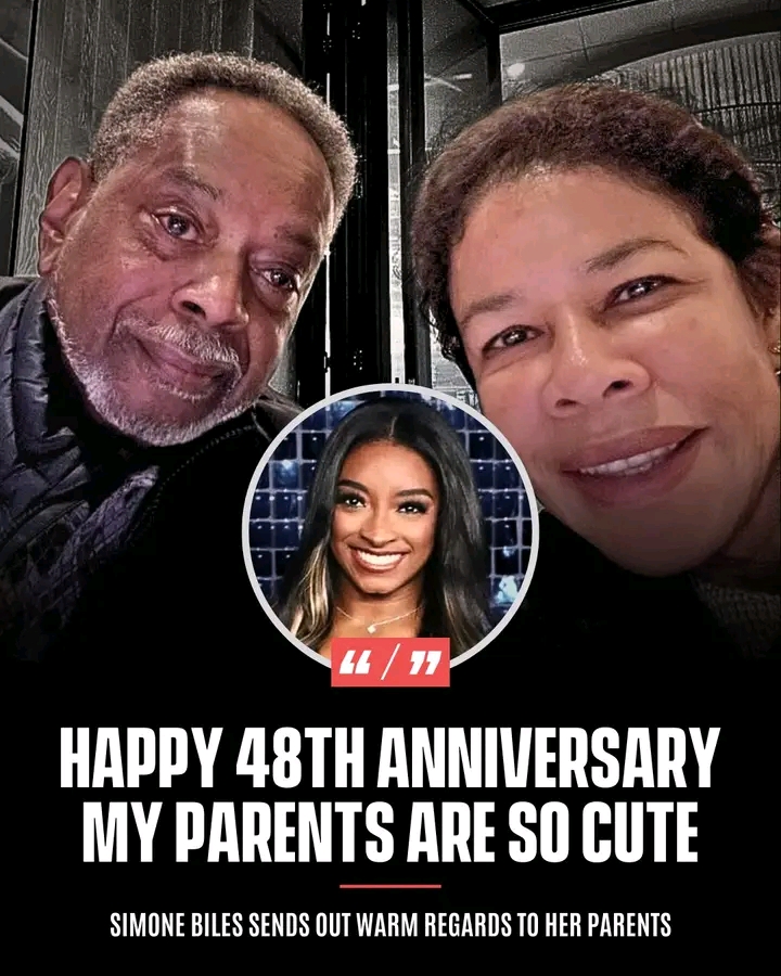 Breaking: Simone Biles Gushes Over Her ‘Cute’ Parents Sends Best Wishes To Parents Ron And Nellie Biles On Their 48th Wedding Anniversary…