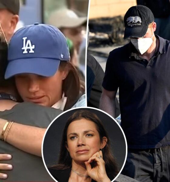 Prince Harry and Meghan Markle find Justine Bateman’s claim ‘offensive’ after being called ‘disaster tourists’