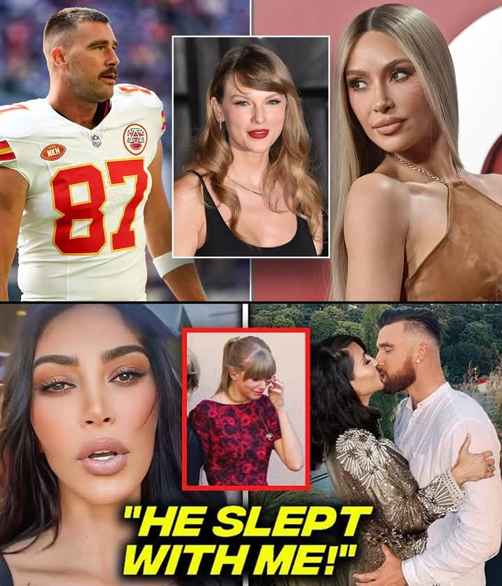 SHOCK: Reality TV Star kim kardashian EXPOSES Travis kelce for cheating on Taylor swift with her, “AND NOW I’M…”😱