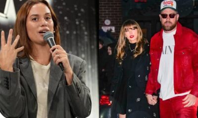 Taylor Swift’s Role In Travis Kelce’s Rise To Fame Mocked By Comedian Hannah Berner In Netflix Roast “Who knew, besides Travis Kelce, that you could become so popular with women by shooting loads into a billionaire?”