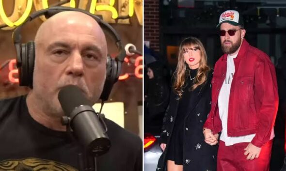 Breaking: Joe Rogan has reacted to accusations that Taylor Swift is destroying American football through her relationship with Travis Kelce...