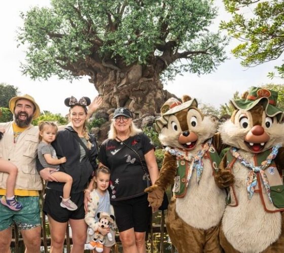 Exclusive: Kylie Kelce, Pregnant and Radiant, Joins Jason Kelce and mama Kelce (Donna Kelce) for a Pre-Super Bowl Disney Excursion with Their Girls